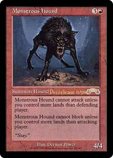 (Promo-Prerelease)Monstrous Hound/巨怪なる猟犬